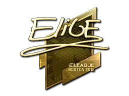 Sticker | EliGE (Gold) | Boston 2018 Sticker | EliGE (Gold) | Boston 2018