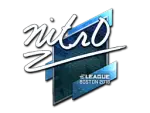 Sticker | nitr0 (Foil) | Boston 2018