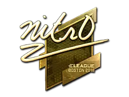 Sticker | nitr0 (Gold) | Boston 2018