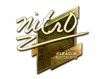 Sticker | nitr0 (Gold) | Boston 2018
