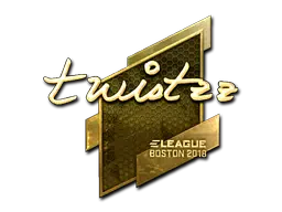 Sticker | Twistzz (Gold) | Boston 2018 Sticker | Twistzz (Gold) | Boston 2018