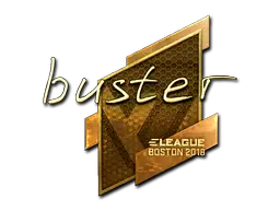 Sticker | buster (Gold) | Boston 2018 Sticker | buster (Gold) | Boston 2018