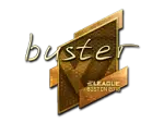 Sticker | buster (Gold) | Boston 2018