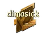 Sticker | dimasick (Gold) | Boston 2018