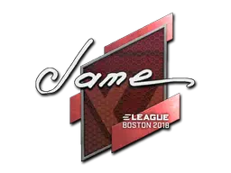 Sticker | Jame | Boston 2018 Sticker | Jame | Boston 2018
