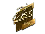 Sticker | jks (Gold) | Boston 2018