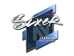 Sticker | SIXER | Boston 2018 Sticker | SIXER | Boston 2018