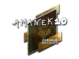Sticker | AmaNEk (Foil) | Boston 2018 Sticker | AmaNEk (Foil) | Boston 2018