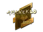 Sticker | AmaNEk (Gold) | Boston 2018