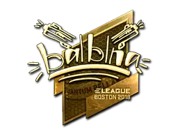 Sticker | balblna (Gold) | Boston 2018 Sticker | balblna (Gold) | Boston 2018