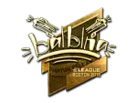 Sticker | balblna (Gold) | Boston 2018