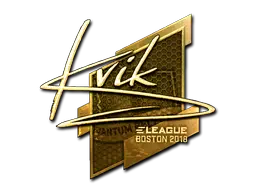 Sticker | Kvik (Gold) | Boston 2018 Sticker | Kvik (Gold) | Boston 2018