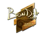 Sticker | bondik (Gold) | Boston 2018