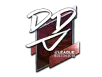 Sticker | DD (Foil) | Boston 2018