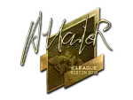 Sticker | Attacker (Gold) | Boston 2018