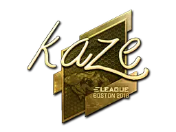 Sticker | Kaze (Gold) | Boston 2018 Sticker | Kaze (Gold) | Boston 2018