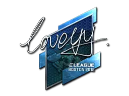 Sticker | LoveYY (Foil) | Boston 2018 Sticker | LoveYY (Foil) | Boston 2018