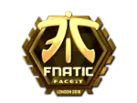 Sticker | Fnatic (Gold) | London 2018
