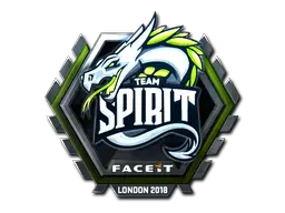 Sticker | Team Spirit (Foil) | London 2018 Sticker | Team Spirit (Foil) | London 2018