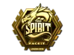 Sticker | Team Spirit (Gold) | London 2018