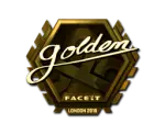 Sticker | Golden (Gold) | London 2018
