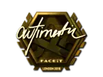 Sticker | autimatic (Gold) | London 2018