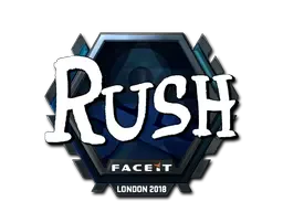 Sticker | RUSH (Foil) | London 2018 Sticker | RUSH (Foil) | London 2018