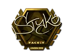 Sticker | STYKO (Gold) | London 2018 Sticker | STYKO (Gold) | London 2018