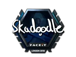 Sticker | Skadoodle (Foil) | London 2018 Sticker | Skadoodle (Foil) | London 2018