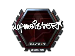 Sticker | olofmeister (Foil) | London 2018 Sticker | olofmeister (Foil) | London 2018