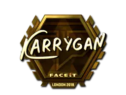 Sticker | karrigan (Gold) | London 2018 Sticker | karrigan (Gold) | London 2018