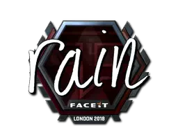 Sticker | rain (Foil) | London 2018 Sticker | rain (Foil) | London 2018