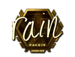 Sticker | rain (Gold) | London 2018