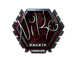Sticker | NiKo (Foil) | London 2018