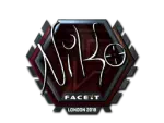 Sticker | NiKo (Foil) | London 2018