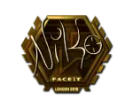 Sticker | NiKo (Gold) | London 2018