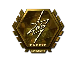 Sticker | Zeus (Gold) | London 2018 Sticker | Zeus (Gold) | London 2018
