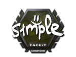 Sticker | s1mple | London 2018