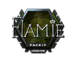 Sticker | flamie (Foil) | London 2018