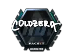 Sticker | coldzera (Foil) | London 2018