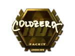 Sticker | coldzera (Gold) | London 2018