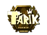 Sticker | tarik (Gold) | London 2018