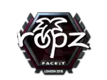 Sticker | ropz (Foil) | London 2018