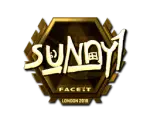 Sticker | suNny (Gold) | London 2018