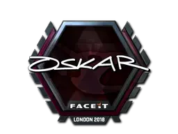 Sticker | oskar (Foil) | London 2018 Sticker | oskar (Foil) | London 2018