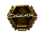 Sticker | oskar (Gold) | London 2018