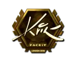 Sticker | Kvik (Gold) | London 2018