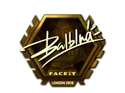 Sticker | balblna (Gold) | London 2018 Sticker | balblna (Gold) | London 2018