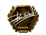 Sticker | balblna (Gold) | London 2018