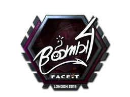 Sticker | Boombl4 (Foil) | London 2018 Sticker | Boombl4 (Foil) | London 2018